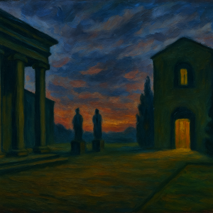 Nightfall, By Rene DeChirico; 1946
